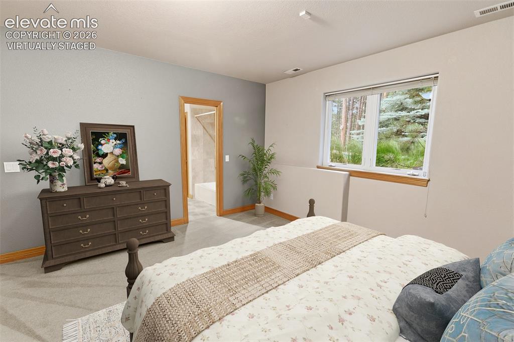 Image 29 of 47: Lower Level Bedroom 4 - Virtually Staged