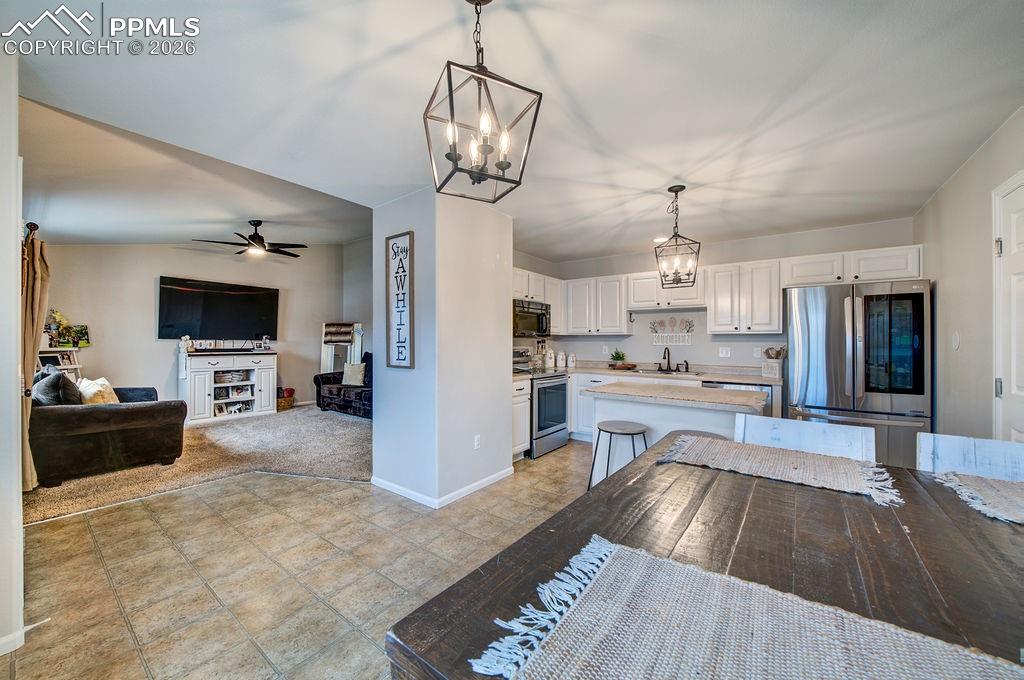 Image 10 of 48: Open floor plan, great for entertaining family and friends.