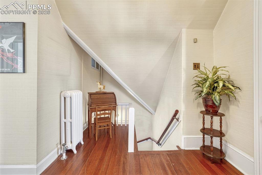 Image 38 of 50: Sitting space in the primary bedroom