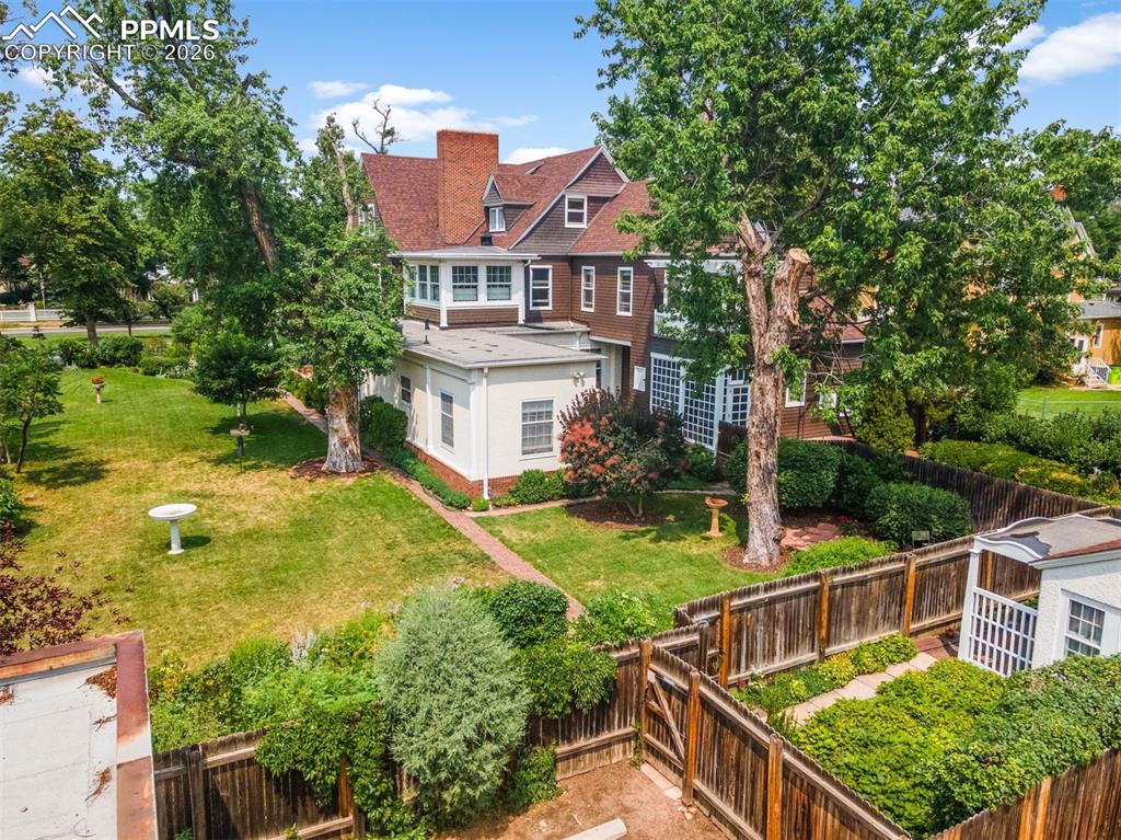Image 50 of 50: Carriage house with ADU and garage