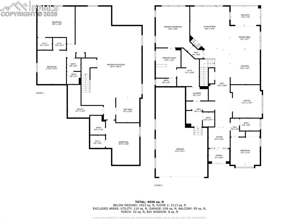 Image 46 of 46: Combined floor plan