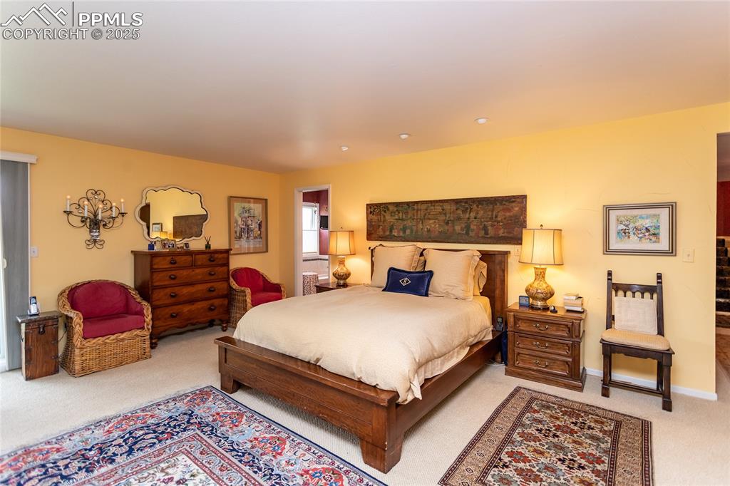 Image 16 of 46: View of carpeted bedroom