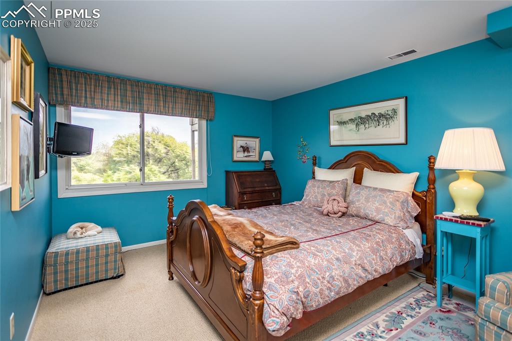 Image 26 of 46: Bedroom featuring carpet and large window