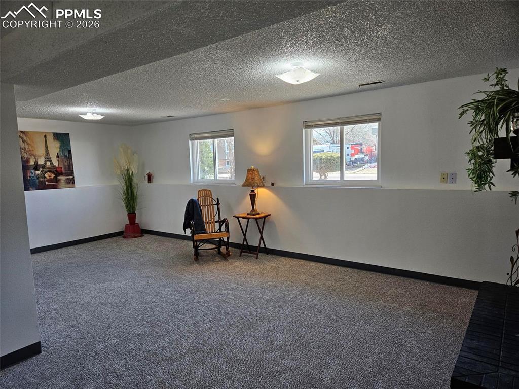 Image 18 of 35: Lower level family room