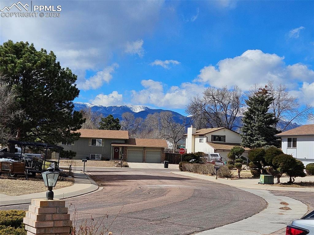 Image 4 of 35: Mountain View from front yard