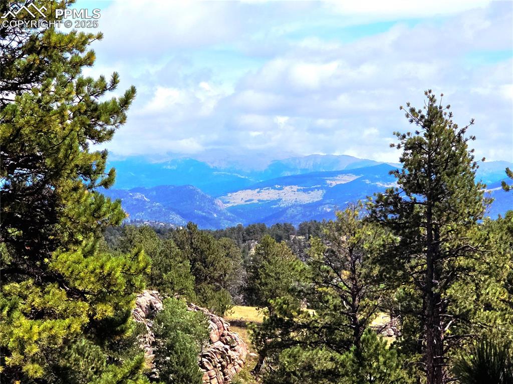 Image 45 of 50: Pikes Peak and Southern Mountain views from the back of this amazing proper