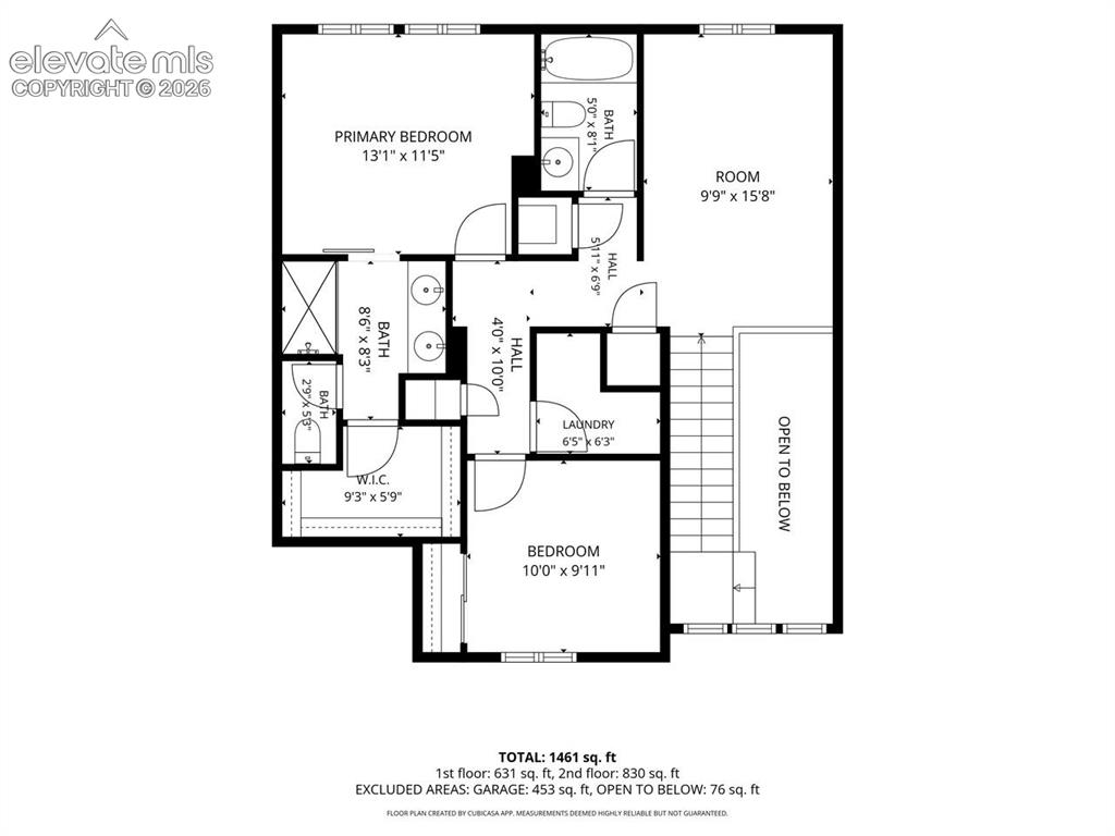 Image 33 of 34: Upper Level floor plan