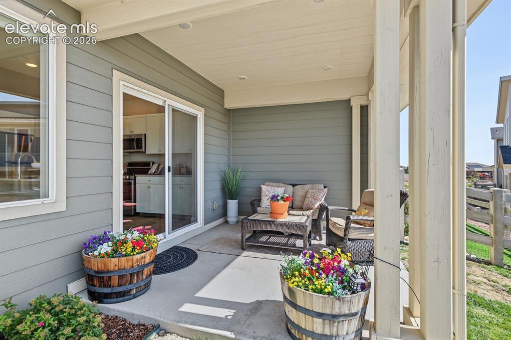 Image 6 of 34: Awesome covered patio