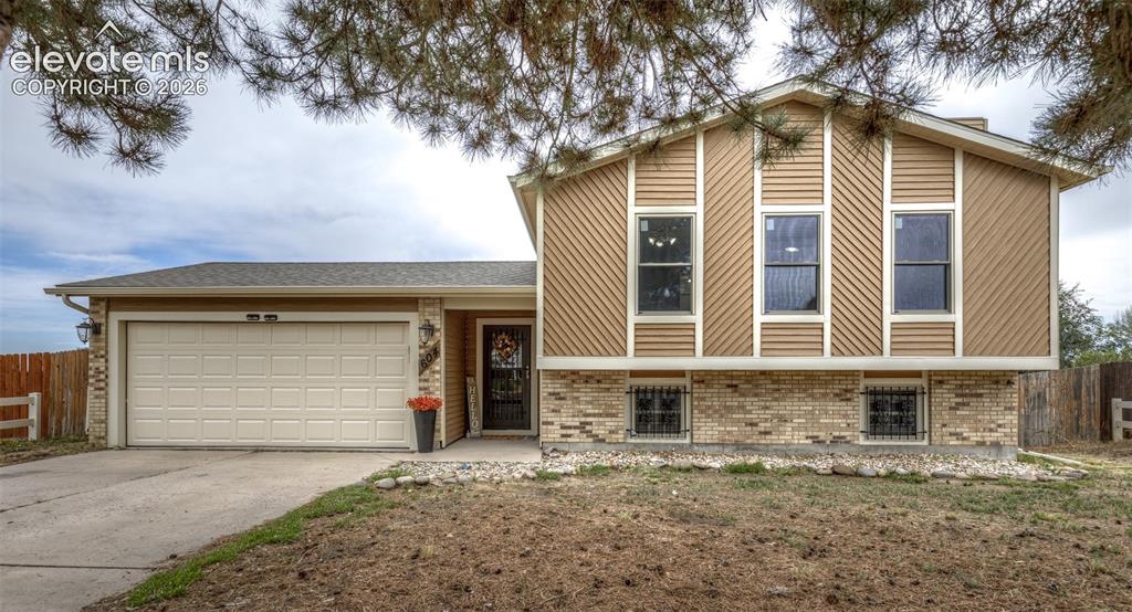 Caption: Front of home