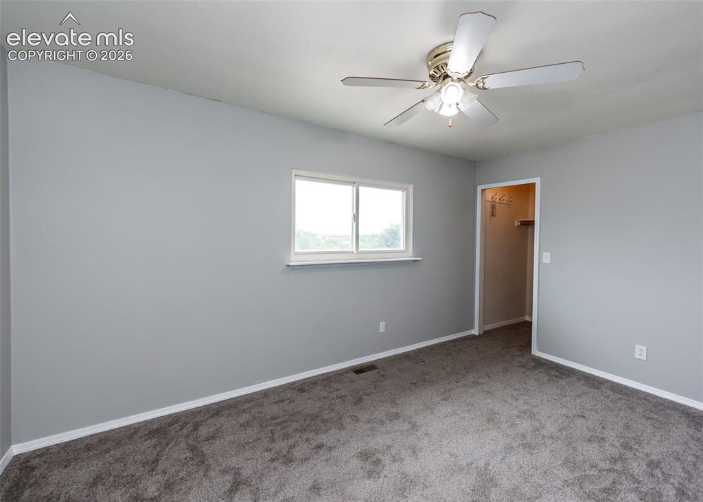 Image 19 of 38: 2nd bedroom with closet upper level