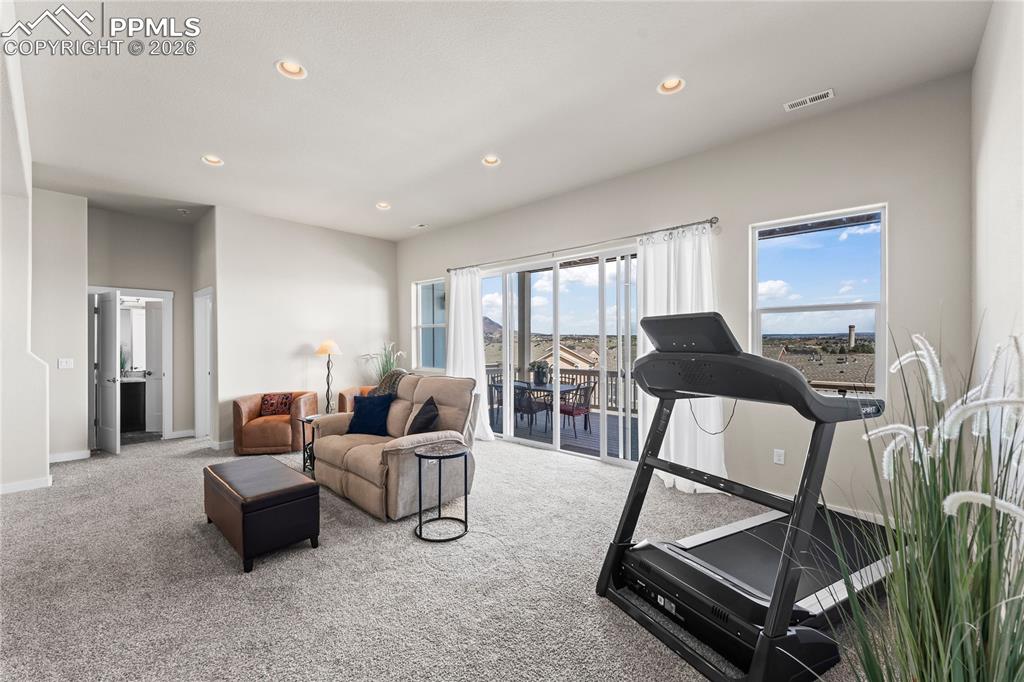 Image 30 of 50: Basement walk out deck