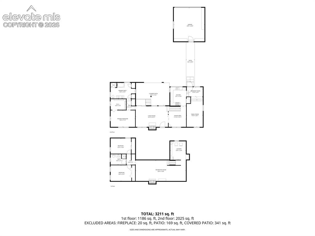 Image 45 of 45: Whole house floor plan