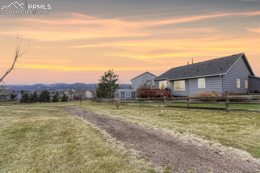 Image 2 of 47: Backs to open space & a trail!