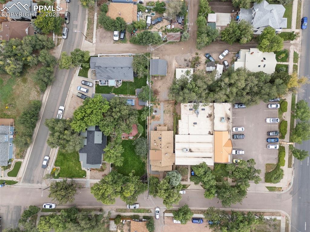 Image 47 of 48: Aerial overview of property