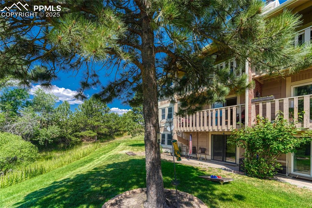 Image 36 of 48: quiet, private back yard