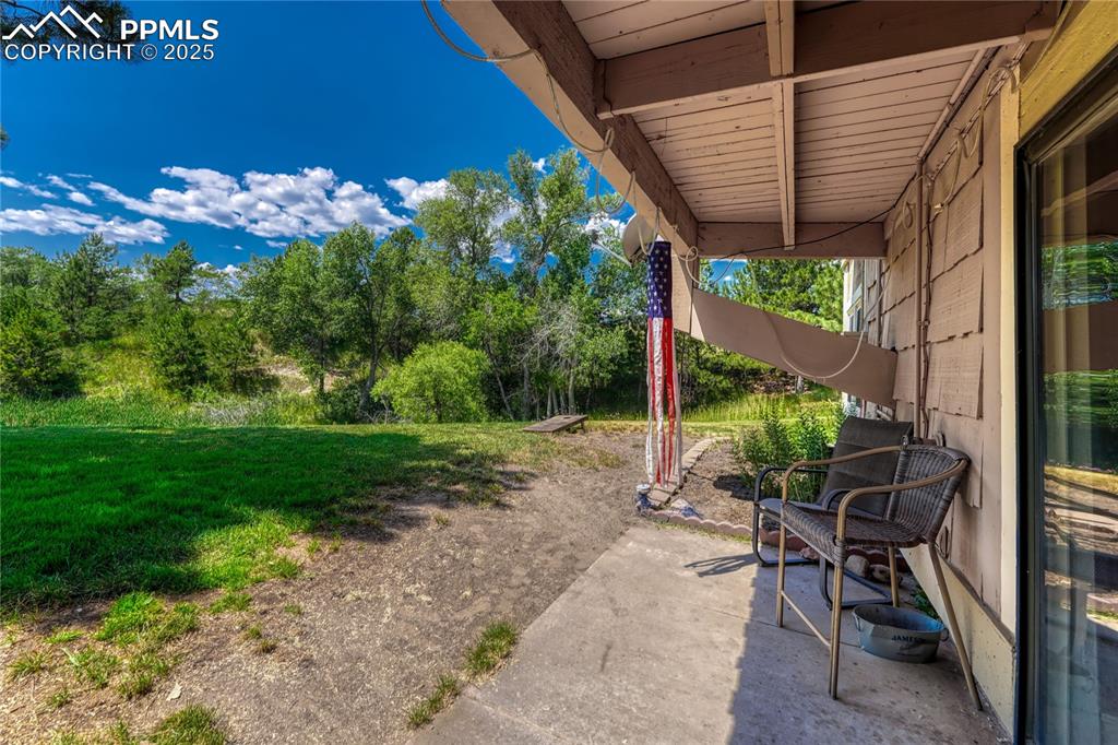 Image 37 of 48: Patio for taking in those amazing sunsets