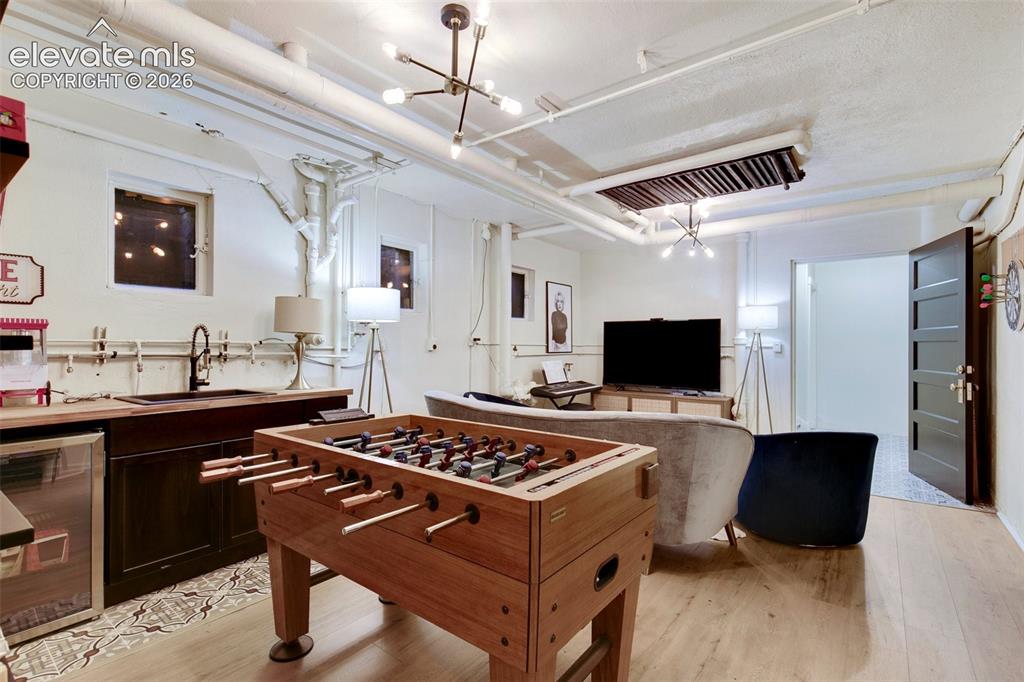 Image 41 of 50: Basement gaming room