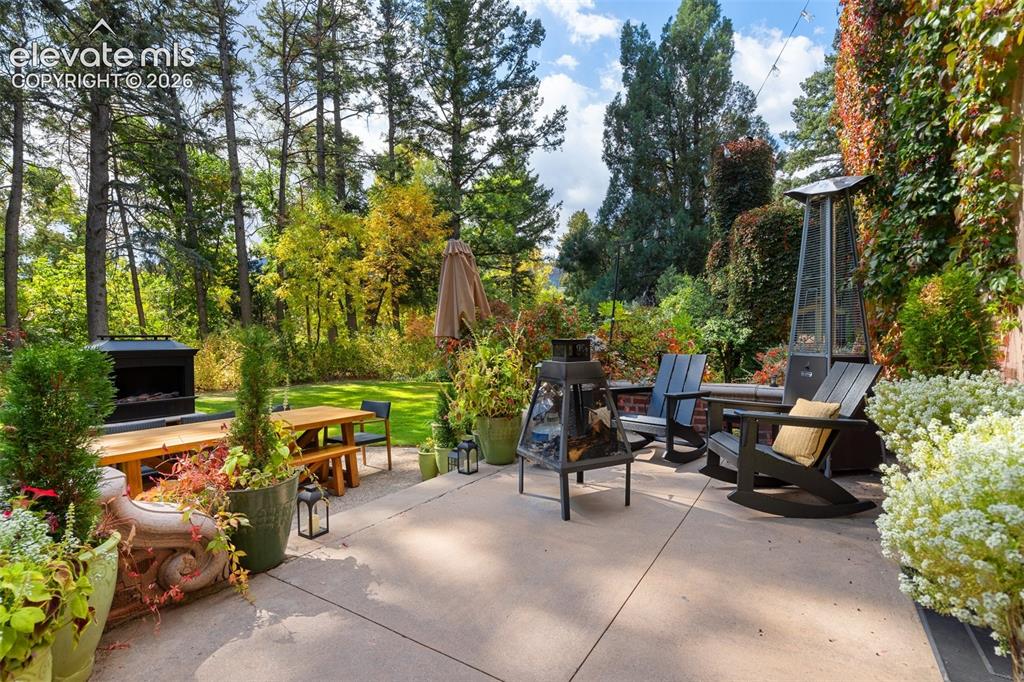 Image 44 of 50: One of many outdoor entertaining areas