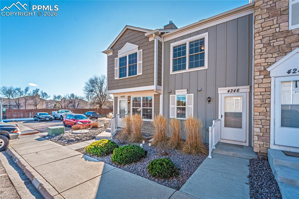 Caption: Front of Structure