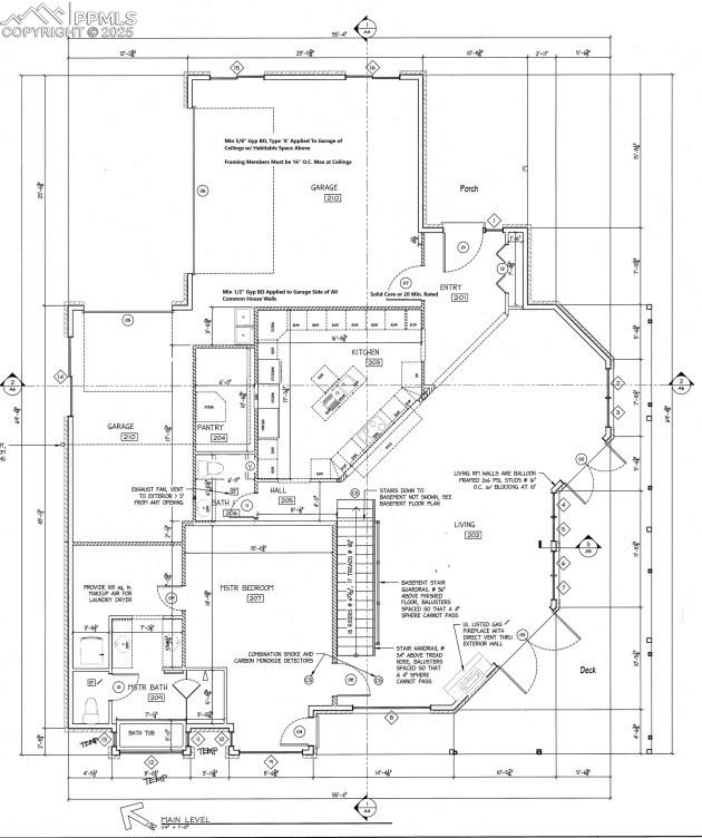 Image 50 of 50: Main Level - Owners Ensuite, 1/2 bath, walkout