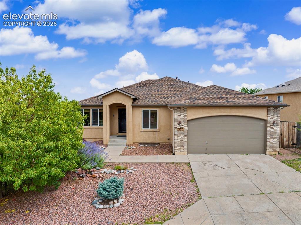 Caption: Ranch, main level living, new driveway