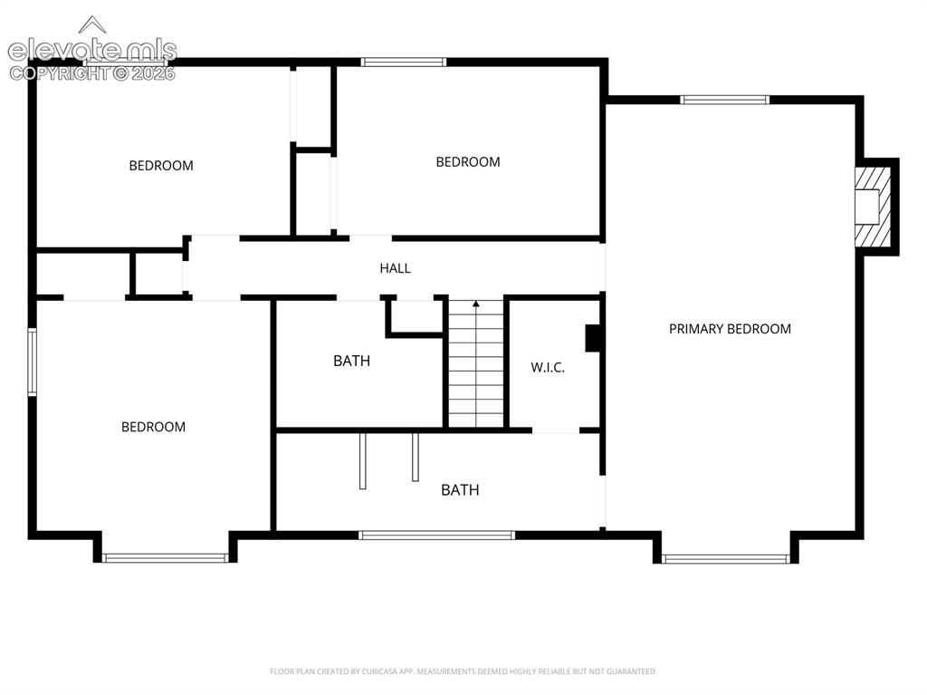 Image 48 of 50: Upstairs Floor Plan
