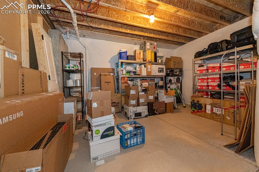 Image 37 of 40: Unfinished Storage