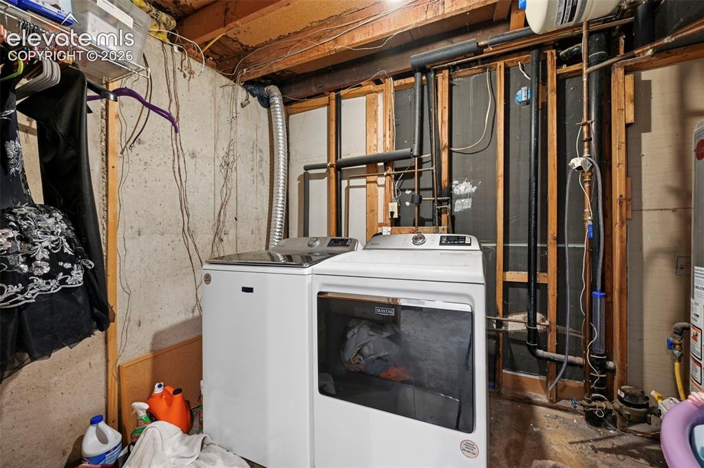Image 28 of 33: Laundry area in Basement