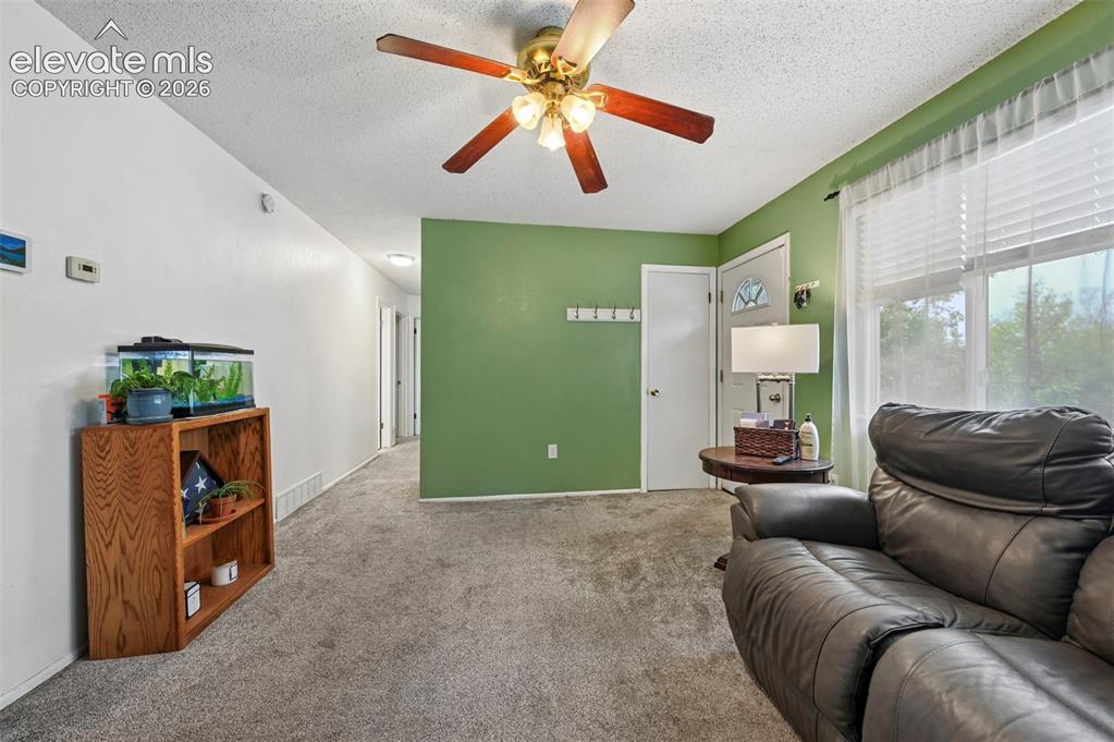 Image 6 of 33: Living Room/Hallway to 3 bedrooms on Main level