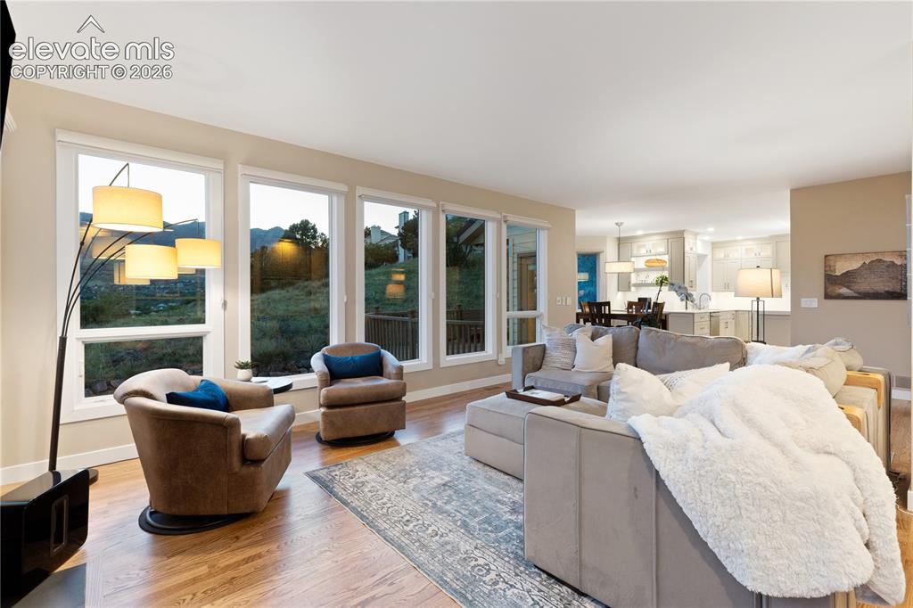 Image 16 of 50: Evening Views from the Family Room!