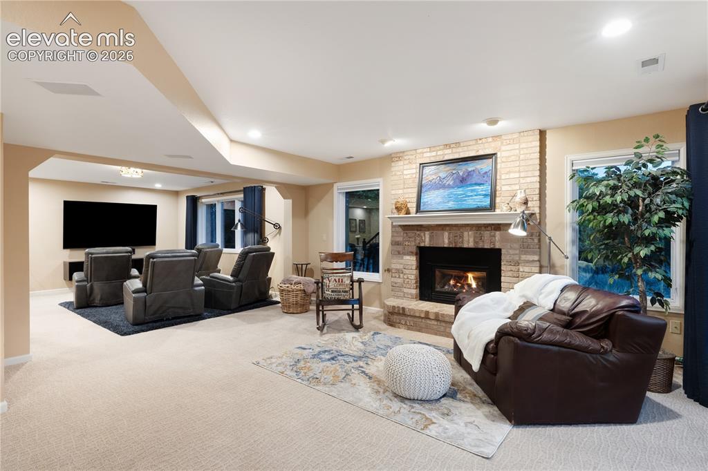 Image 40 of 50: Sprawling Basement Family Room!