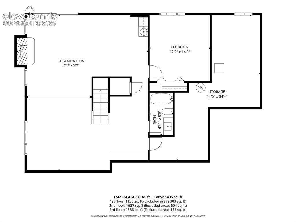 Image 50 of 50: Basement Floor Plan!