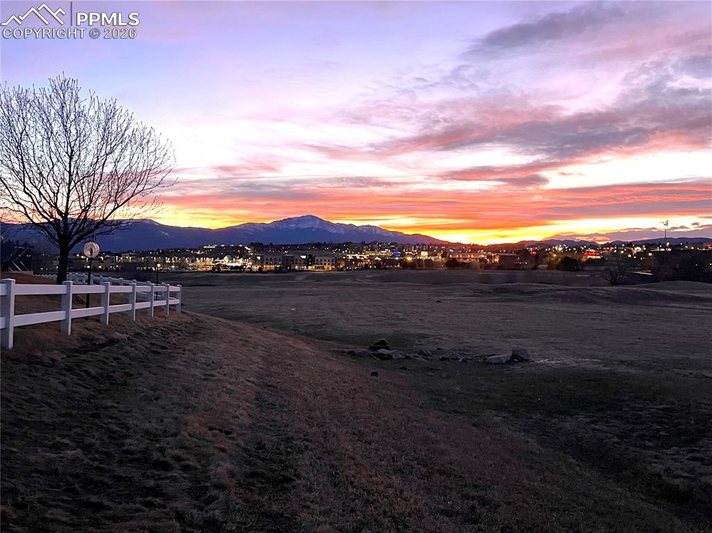 Image 41 of 42: View from the open space behind the home.