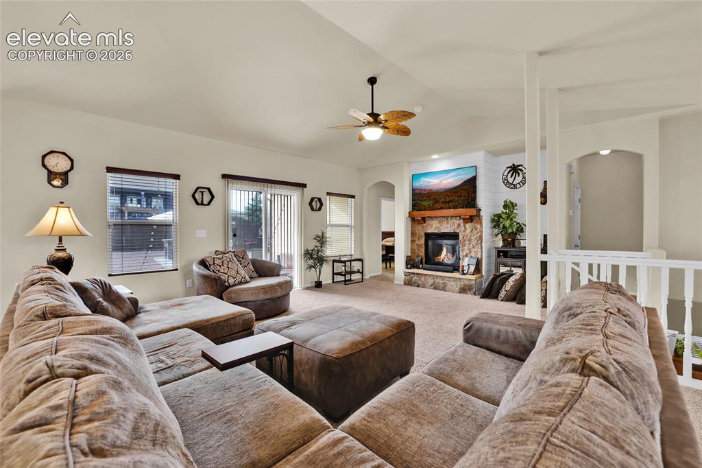 Image 8 of 50: Patio access from living room