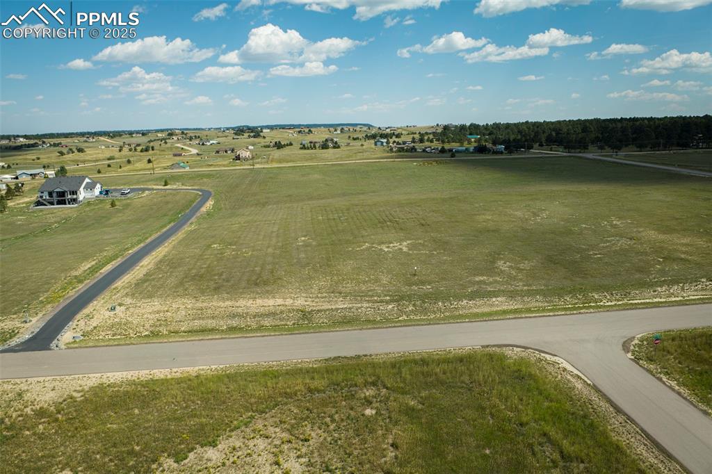 Caption: Overview of rural landscape featuring farmland