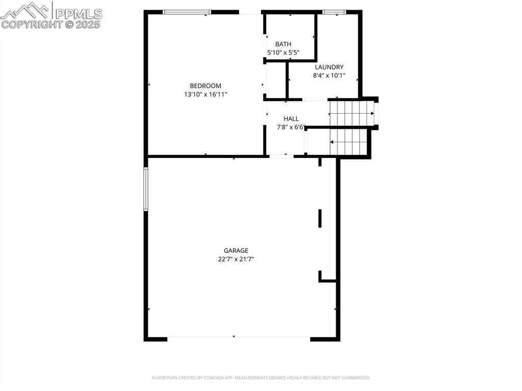 Image 49 of 50: Lower Level Floor Plan, Walk Out To Backyard