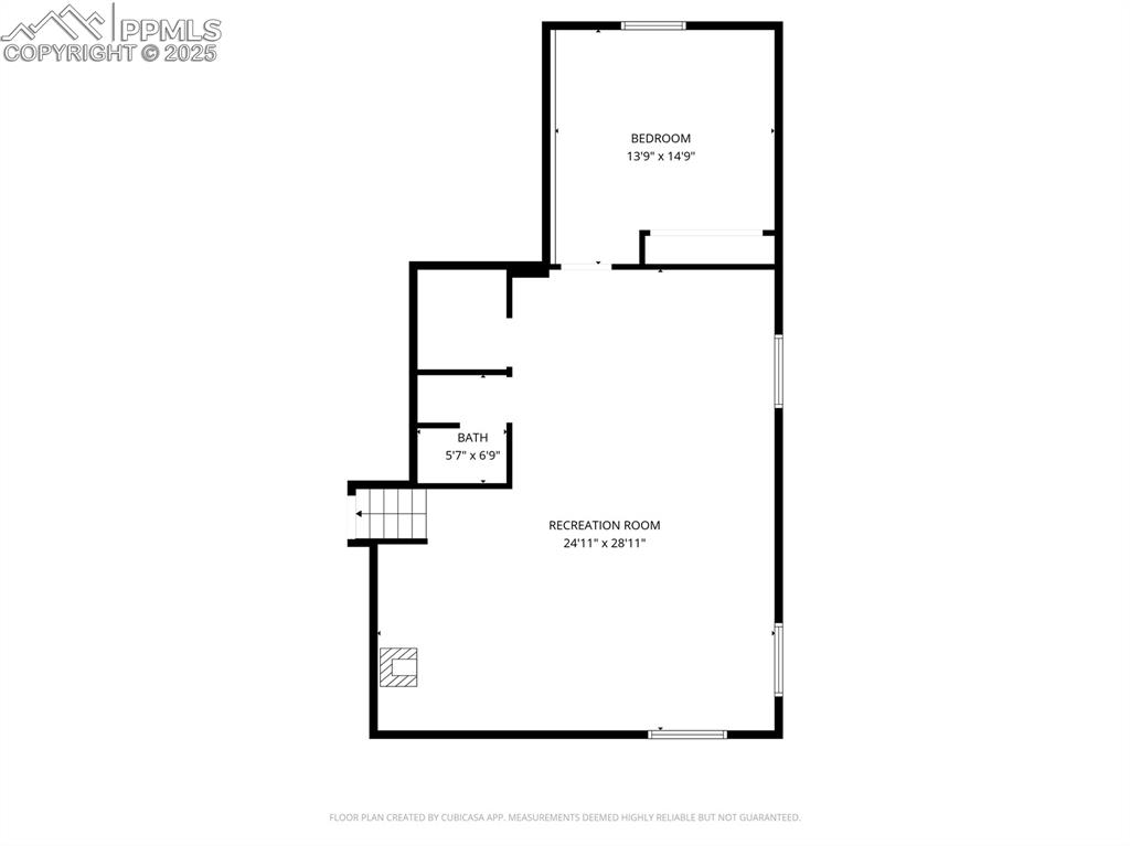 Image 50 of 50: Basement Level Floor Plan