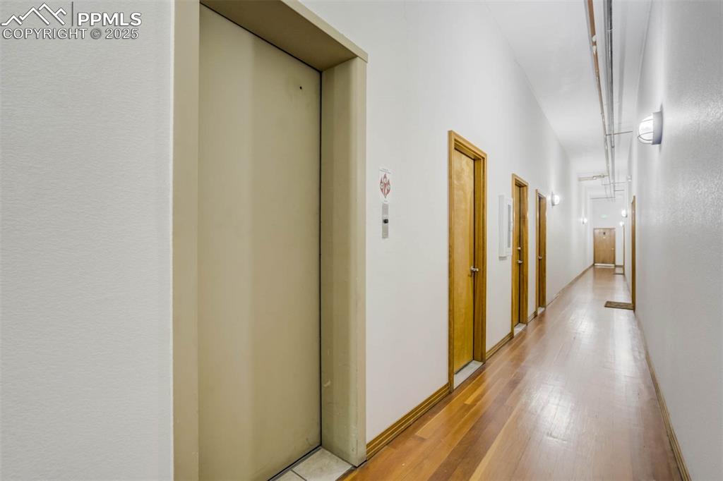 Image 36 of 43: Elevator & storage areas