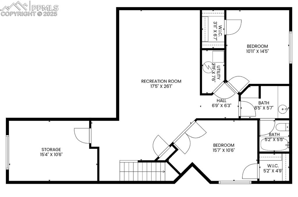 Image 39 of 44: Basement Floor Plan