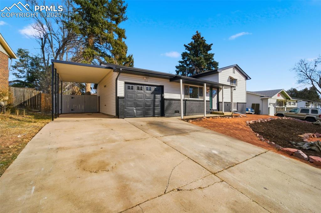 Image 2 of 41: Covered parking area