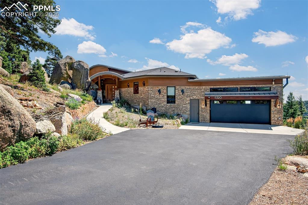 Caption: Welcome to "Falling Rock", a spectacular custom mountain home!!!
