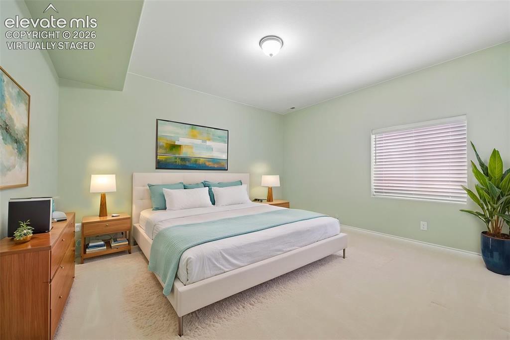 Image 44 of 50: basement bedroom
virtually staged