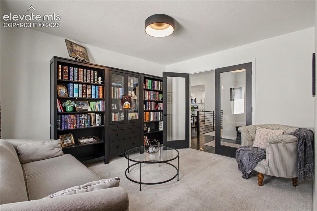Image 21 of 38: Upgraded to Study - Easily a 3rd bedroom