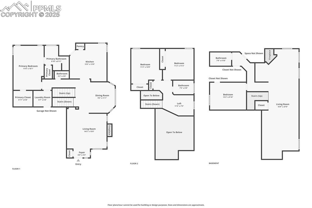Image 40 of 44: View of floor plan / room layout