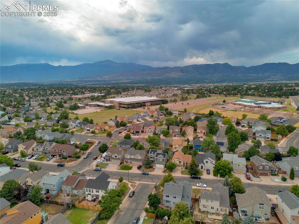 Image 41 of 44: Aerial view of property