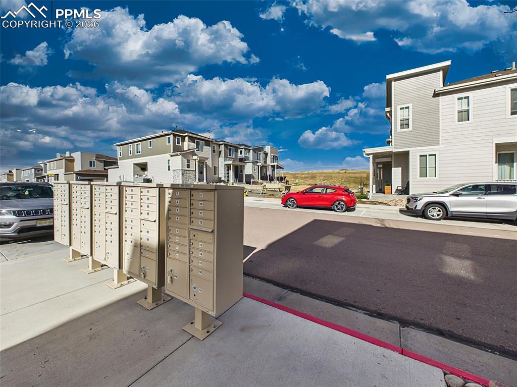 Image 47 of 50: Community Amenities – Convenient community mailbox station with nearby gues