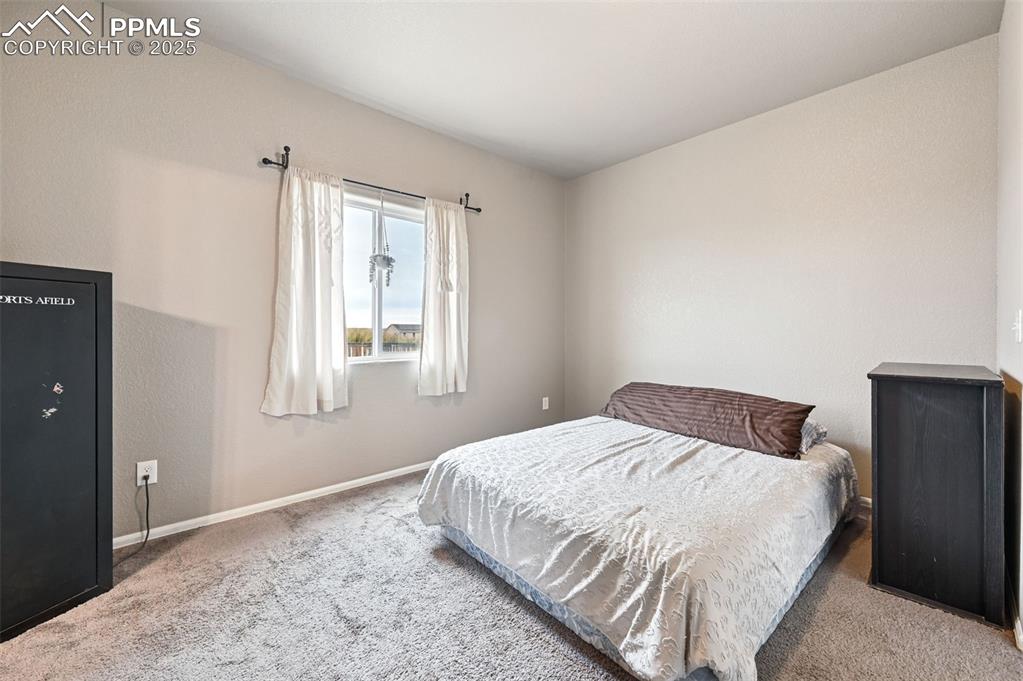 Image 10 of 29: Bedroom with carpet floors