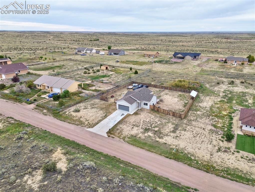 Image 22 of 29: Aerial view of sparsely populated area