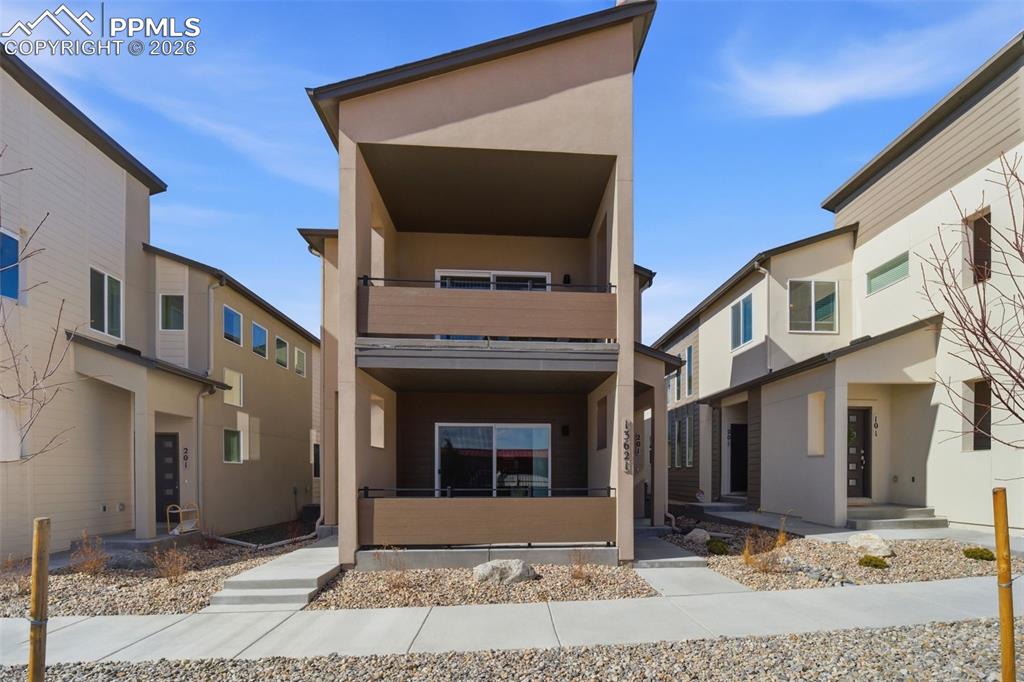 Caption: Front of Structure