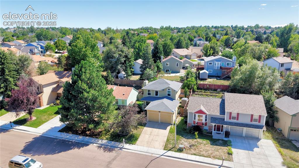 Image 31 of 48: Aerial View of Front of Home